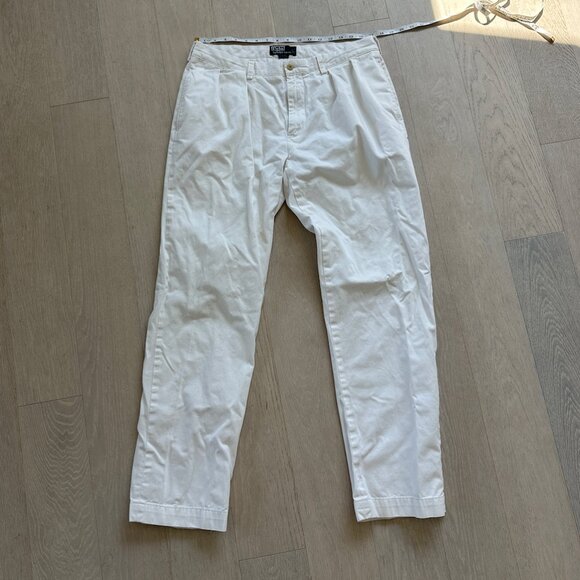 Polo by Ralph Lauren Crisp White Khakis - Picture 1 of 5